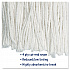 Cut-End Wet Mop Head, Rayon, #24, White (2024REA)
