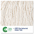 Cut-End Wet Mop Head, Cotton, #16 Size, White (2016CEA)