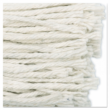 Cut-End Wet Mop Head, Cotton, #16 Size, White (2016CEA)