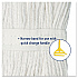 Cut-End Wet Mop Head, Rayon, #24, White, 12/Carton (2024RCT)