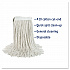 Cut-End Wet Mop Head, Cotton, White, #20, 12/Carton (2020CCT)