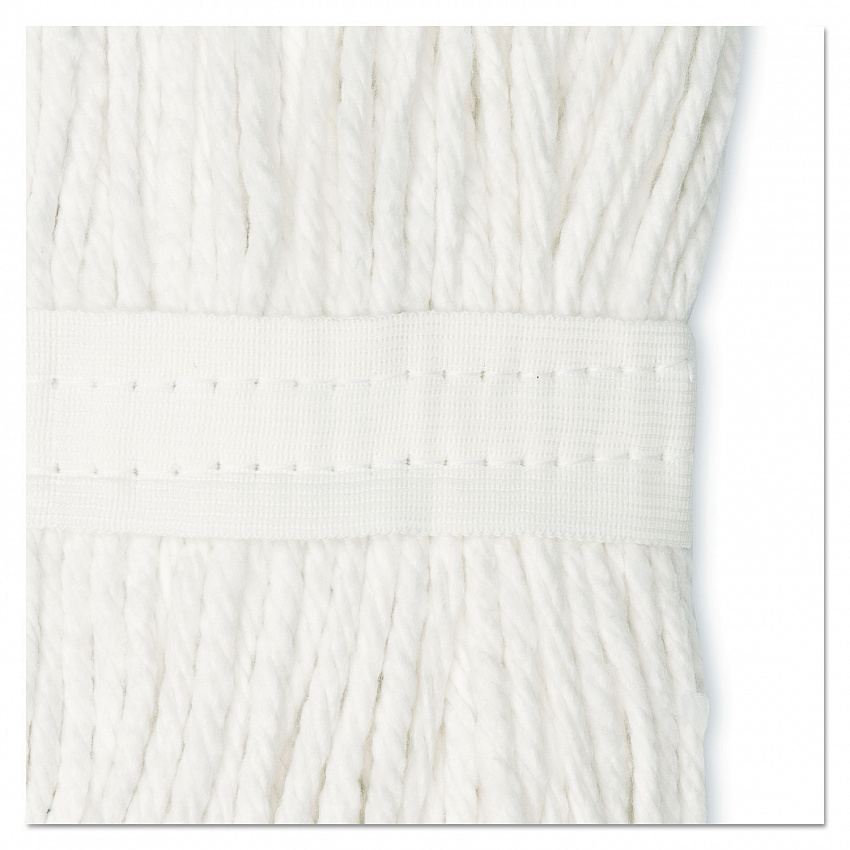 Cut-End Wet Mop Head, Cotton, #20, White (2020CEA)