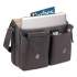 Solo Executive Leather Briefcase, 16", 16 1/2" x 5" x 13", Espresso (D5353)