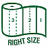 100% Recycled Paper Kitchen Towel Rolls, 2-Ply, 11 x 5.4, 140 Sheets/Roll, 6 Rolls/Pack (13731PK)