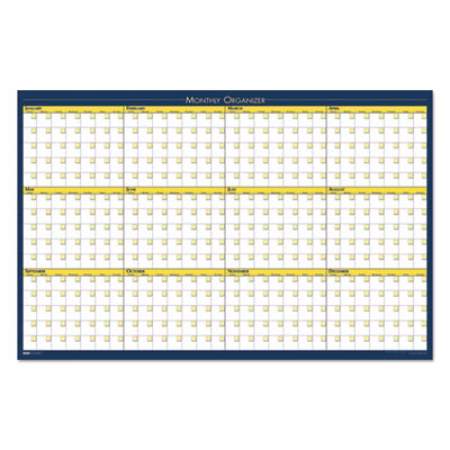 House of Doolittle 100% Recycled 12-Month Laminated Planning Board, 36 x 24 (642)