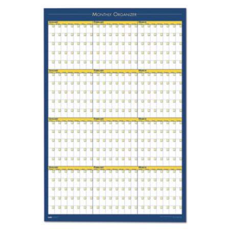 House of Doolittle 100% Recycled 12-Month Laminated Planning Board, 36 x 24 (642)