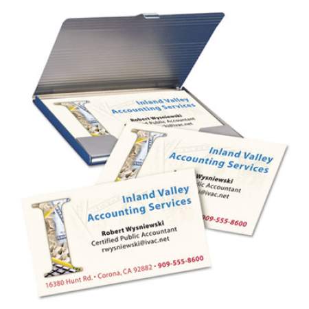 Avery Printable Microperforated Business Cards w/Sure Feed Technology, Inkjet, 2 x 3.5, Ivory, 250 Cards, 10/Sheet, 25 Sheets/Pack (8376)