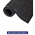 Super-Soaker Wiper/Scraper Mat with Gripper Bottom, Rectangular, Charcoal Gray Loop Pile Surface, 24