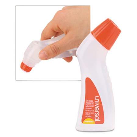Universal Envelope Moistener with Adhesive, 2.2 oz Bottle, Clear (46065)