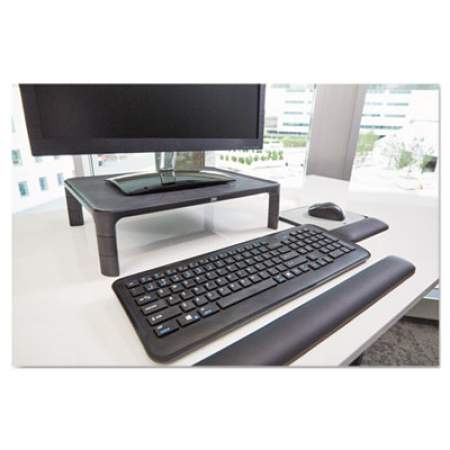 3M Adjustable Monitor Stand, 16" x 12" x 1.75" to 5.5", Black, Supports 20 lbs (MS85B)