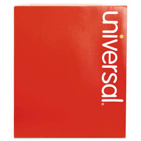 Universal Bright Colored Pressboard Classification Folders, 1 Divider, Letter Size, Ruby Red, 10/Box (10203)