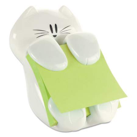 Post-it Pop-up Notes Super Sticky Pop-Up Note Dispenser Cat Shape, 3 x 3, White (CAT330)