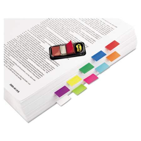 Post-it Flags Marking Page Flags in Dispensers, Red, 50 Flags/Dispenser, 12 Dispensers/Pack (680RD12)