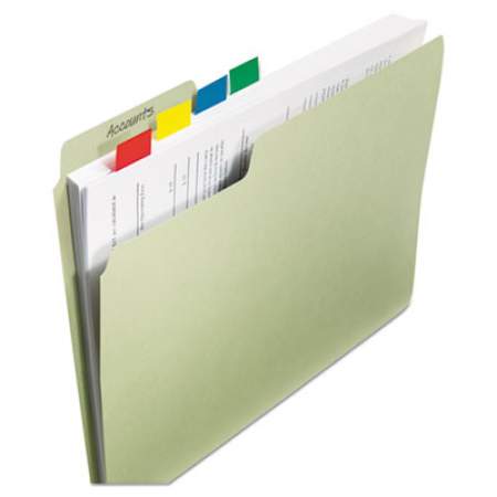 Post-it Flags Marking Page Flags in Dispensers, Green, 50 Flags/Dispenser, 12 Dispensers/Pack (680GN12)