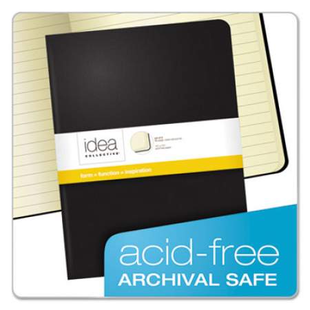 TOPS Idea Collective Journal, Soft Cover, 1 Subject, Wide/Legal Rule, Black Cover, 10 x 7.5, 48 Sheets, 2/Pack (56879)