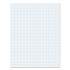 Ampad Quadrille Pads, Quadrille Rule (4 sq/in), 50 White (Standard 15 lb) 8.5 x 11 Sheets (22030C)