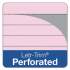 TOPS Prism + Colored Writing Pads, Narrow Rule, 50 Pastel Pink 5 x 8 Sheets, 12/Pack (63050)