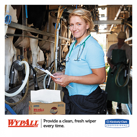 L10 SANI-PREP Dairy Towels, POP-UP Box, 1-Ply,  9 x 10.5, White, 110/Pack, 18 Packs/Carton (01772)