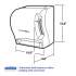 Kimberly-Clark Professional Lev-R-Matic Roll Towel Dispenser, 13.3 x 9.8 x 13.5, Smoke (09765)