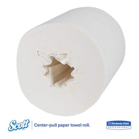 Scott Essential Roll Control Center-Pull Towels,  8 x 12, White, 700/Roll, 6 Rolls/CT (01032)