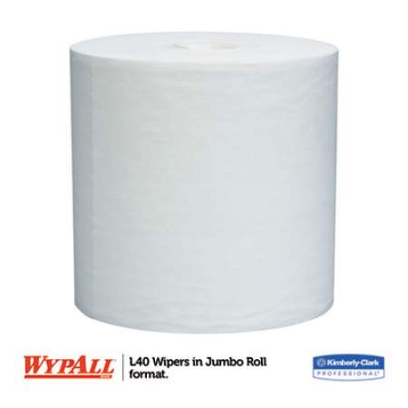 WypAll L40 Towels, Jumbo Roll, White, 12.5x13.4, 750/Roll (05007)