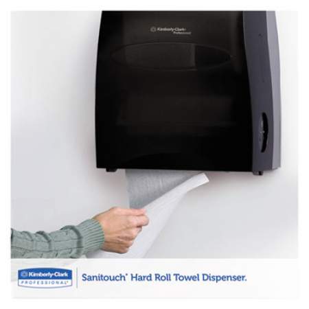 Kimberly-Clark Professional Sanitouch Hard Roll Towel Dispenser, 12.63 x 10.2 x 16.13, Smoke (09996)