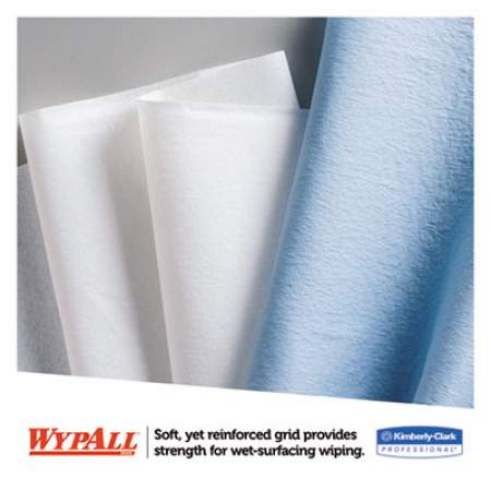 WypAll L30 Towels, POP-UP Box, 10 x 9 4/5, White, 120/Box, 10 Boxes/Carton (03086)