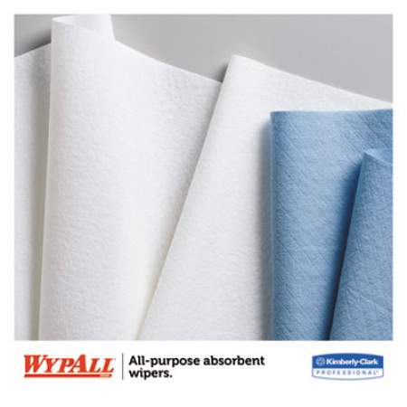 WypAll L40 Towels, Small Roll, 10 2/5 x 11, White, 70/Roll, 24 Rolls/Carton (05027)