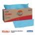 WypAll L40 Towels, POP-UP Box, Blue, 16 2/5 x 9 4/5, 100/Box, 9 Boxes/Carton (05740)