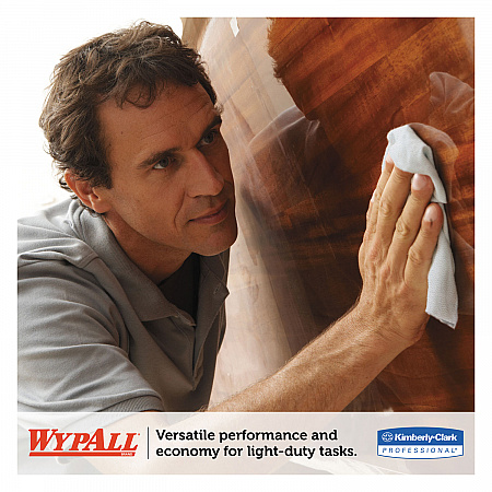 General Clean X60 Cloths, Flat Sheet, 12.5 x 16.8, White, 150/Box, 6 Boxes/Carton (34900)