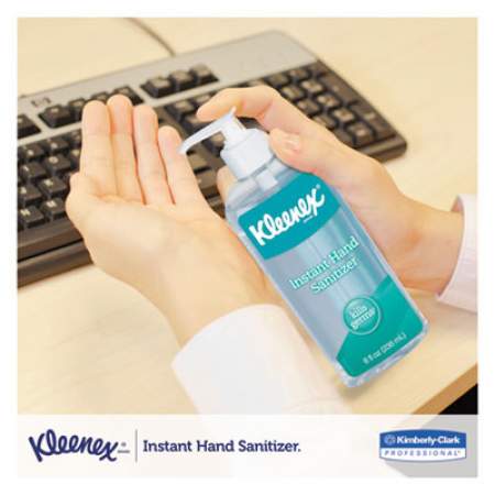 Kleenex Instant Liquid Hand Sanitizer, 8 oz, Pump Bottle, Sweet Citrus Scent, 12/Carton (93060CT)