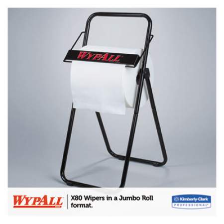 WypAll X80 Cloths with HYDROKNIT, Jumbo Roll, 12 1/2w x 13.4 White, 475 Roll (41025)