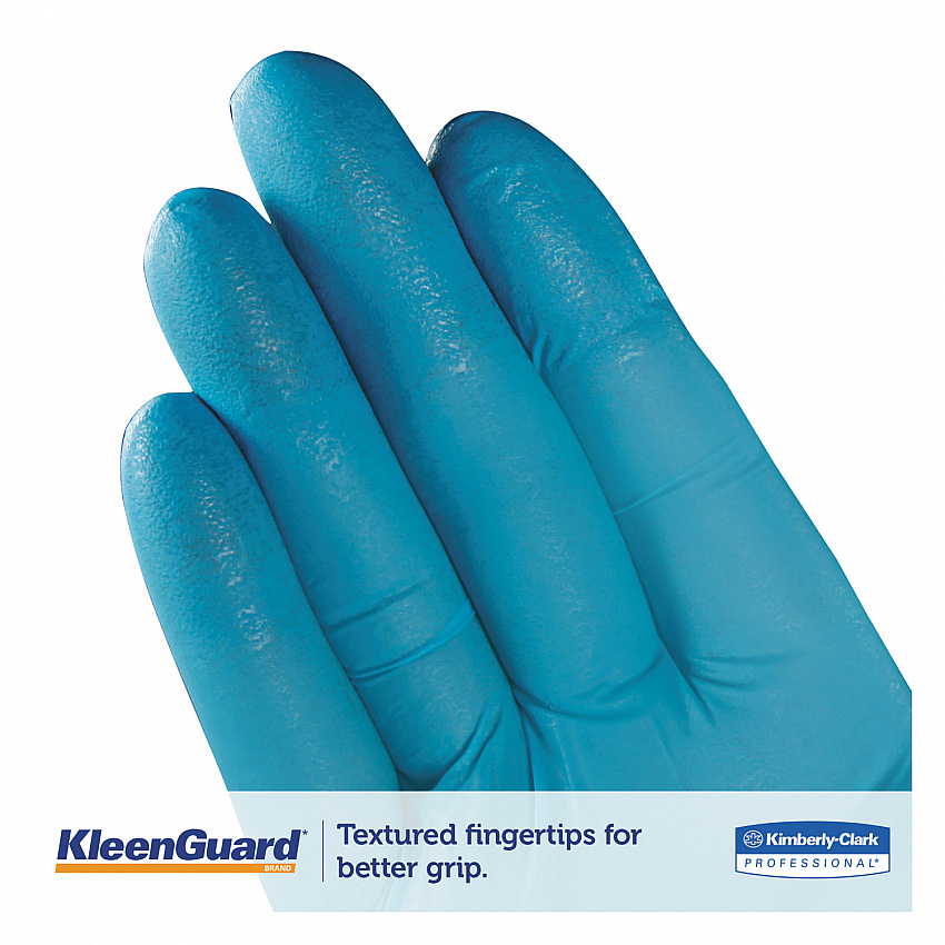 G10 Blue Nitrile Gloves, Powder-Free, Large, 6 mil Thick, 9.5" Long, Blue, 100/Box, 10 Boxes/Carton (57373CT)