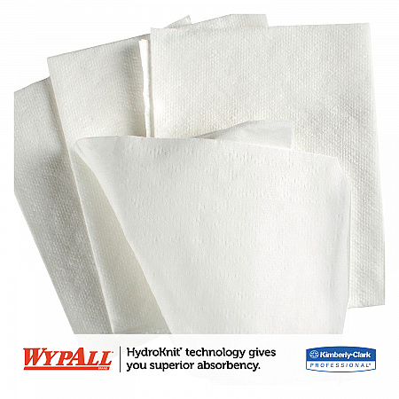 X50 Cloths, 1/4 Fold, 12.5 x 10, White, 26/Pack, 32 Packs/Carton (35025)