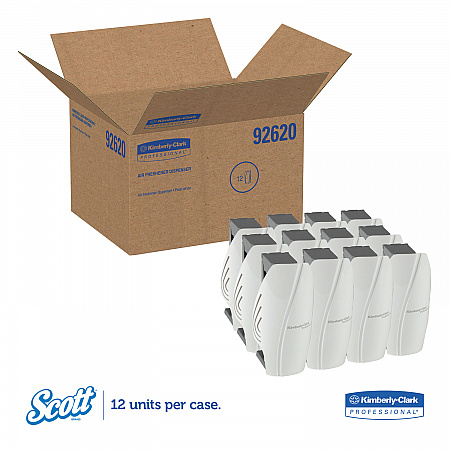 Continuous Air Freshener Dispenser, 2.8 x 2.4 x 5, White (92620)