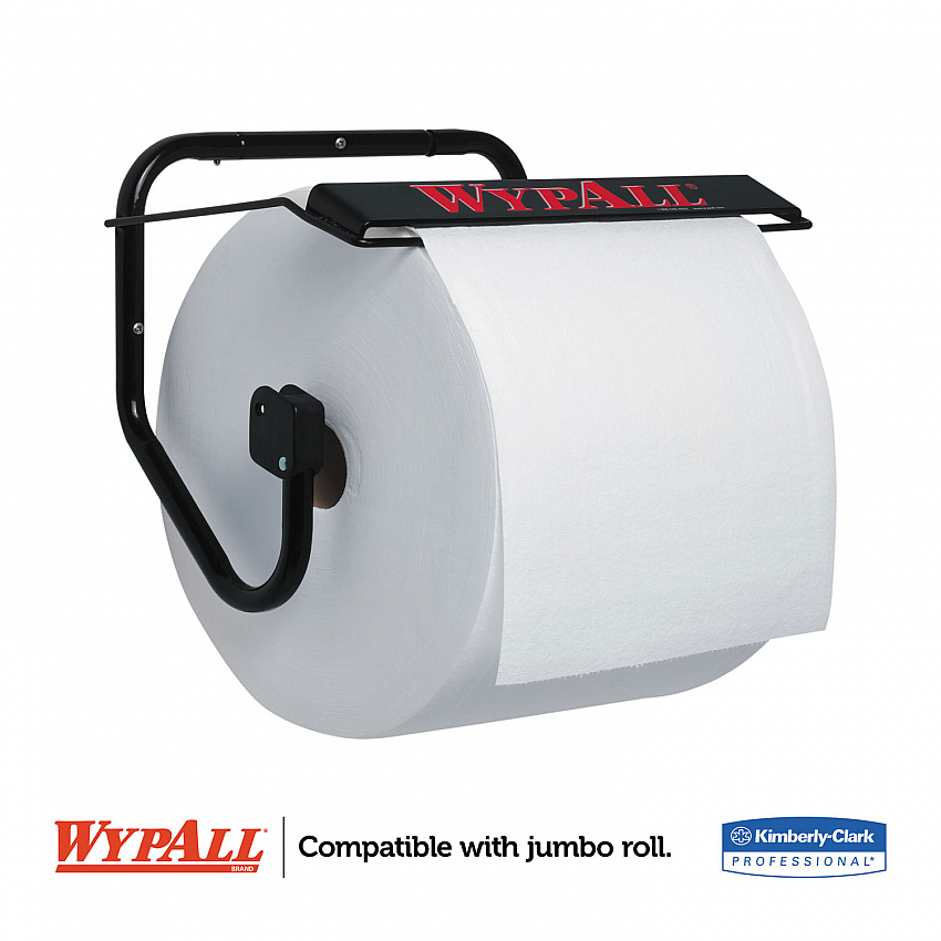Jumbo Roll Dispenser, 16.8 x 8.8 x 10.8, Black (80579)