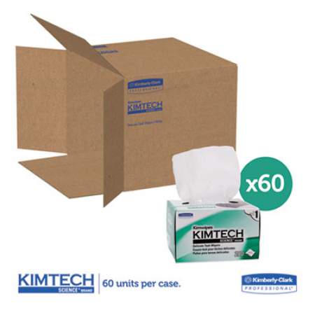 Kimtech Kimwipes, Delicate Task Wipers, 1-Ply, 4 2/5 x 8 2/5, 280/Box,16800/Ct (34155CT)