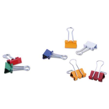 Universal Binder Clips in Dispenser Tub, Mini, Assorted Colors, 60/Pack (31027)