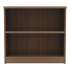 Alera Valencia Series Bookcase,Two-Shelf, 31 3/4w x 14d x 29 1/2h, Modern Walnut (VA633032WA)
