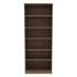 Alera Valencia Series Bookcase, Six-Shelf, 31 3/4w x 14d x 80 1/4h, Mod Walnut (VA638232WA)