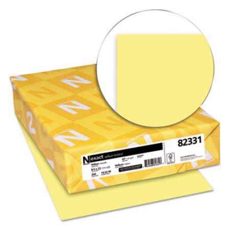 Neenah Paper Exact Vellum Bristol Cover Stock, 67lb, 8.5 x 11, 250/Pack (82331)