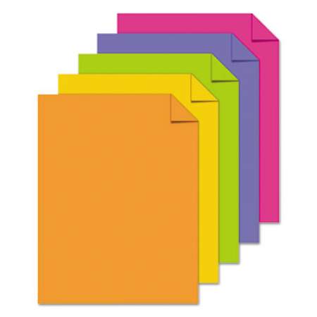 Astrobrights Color Cardstock -"Happy" Assortment, 65lb, 8.5 x 11, Assorted, 250/Pack (21004)