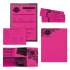 Astrobrights Color Paper, 24 lb, 8.5 x 11, Fireball Fuchsia, 500/Ream (22681)