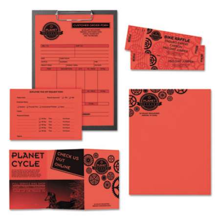 Astrobrights Color Paper, 24 lb, 8.5 x 11, Rocket Red, 500/Ream (22641)