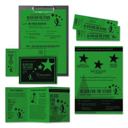 Astrobrights Color Cardstock, 65 lb, 8.5 x 11, Gamma Green, 250/Pack (22741)
