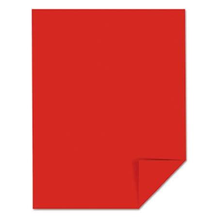 Astrobrights Color Cardstock, 65 lb, 8.5 x 11, Re-Entry Red, 250/Pack (22751)