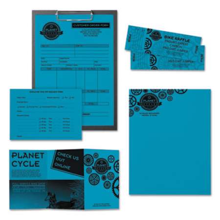 Astrobrights Color Paper, 24 lb, 8.5 x 11, Celestial Blue, 500 Sheets/Ream (22661)