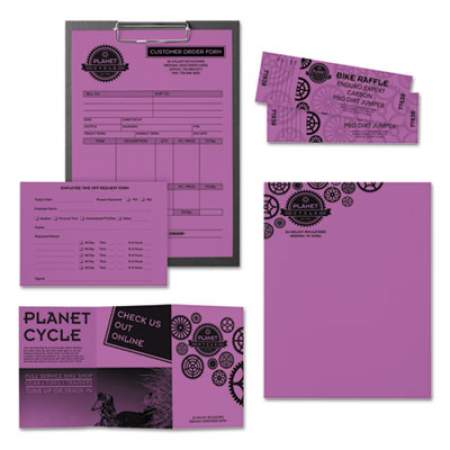 Astrobrights Color Paper, 24 lb, 8.5 x 11, Planetary Purple, 500 Sheets/Ream (22671)