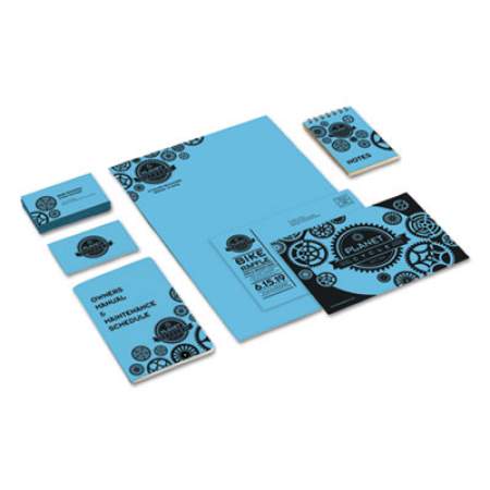 Astrobrights Color Cardstock, 65 lb, 8.5 x 11, Lunar Blue, 250/Pack (22721)