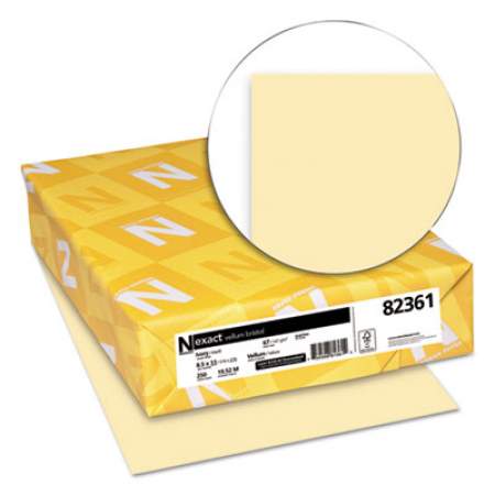 Neenah Paper Exact Vellum Bristol Cover Stock, 67lb, 8.5 x 11, 250/Pack (82361)